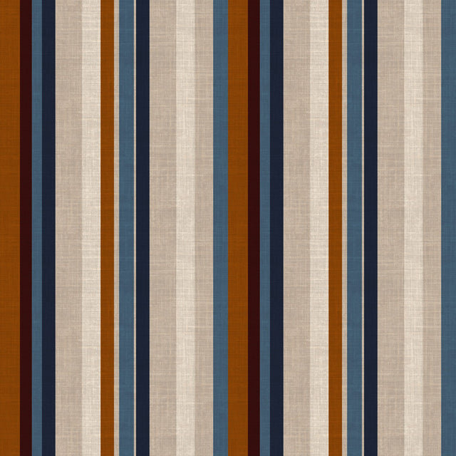 Coordinating stripes for woodland animals± — Beige blue brown  rust