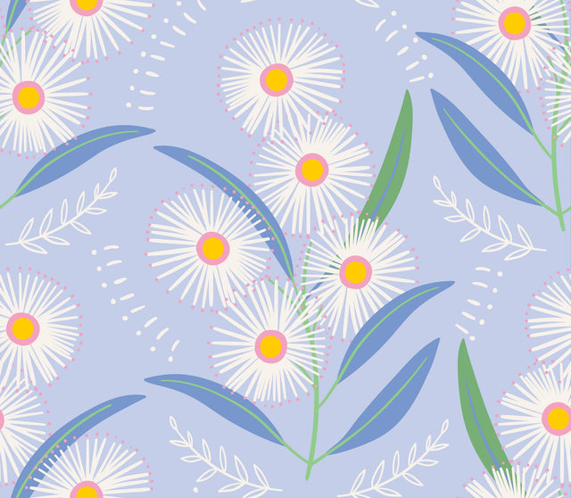 Soft Blue Australian Eucalyptus — Periwinkle Blue