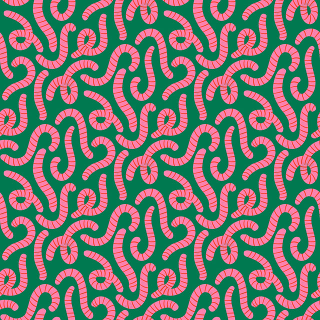 Earthworm Squiggles — Green