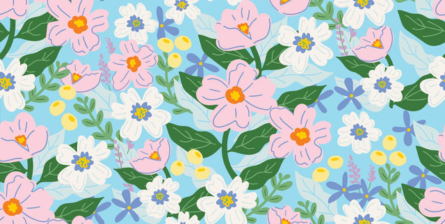 Colourful Spring Floral Pansies — Multi