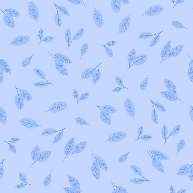 Australian Gum Leaves — Blue
