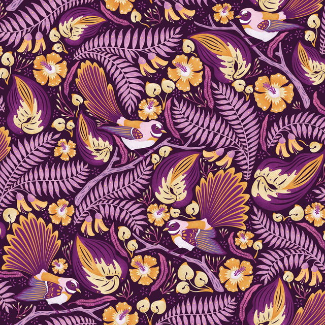Fantails & Kowhai — Berry